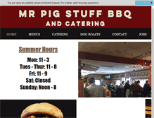 Tablet Screenshot of mrpigstuff.com
